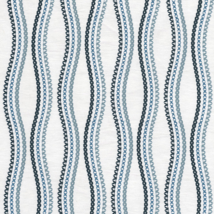 Songbird 2 Baltic by Stout Fabric Stout Fabric Songbird 2 BalticFabric Color My Window Seacrest/Azure 72%Pol 28%Cot %Vemb India </p><p>Repeat: H: 4.75, V: 2.375 52 in - Fabric Carolina -
