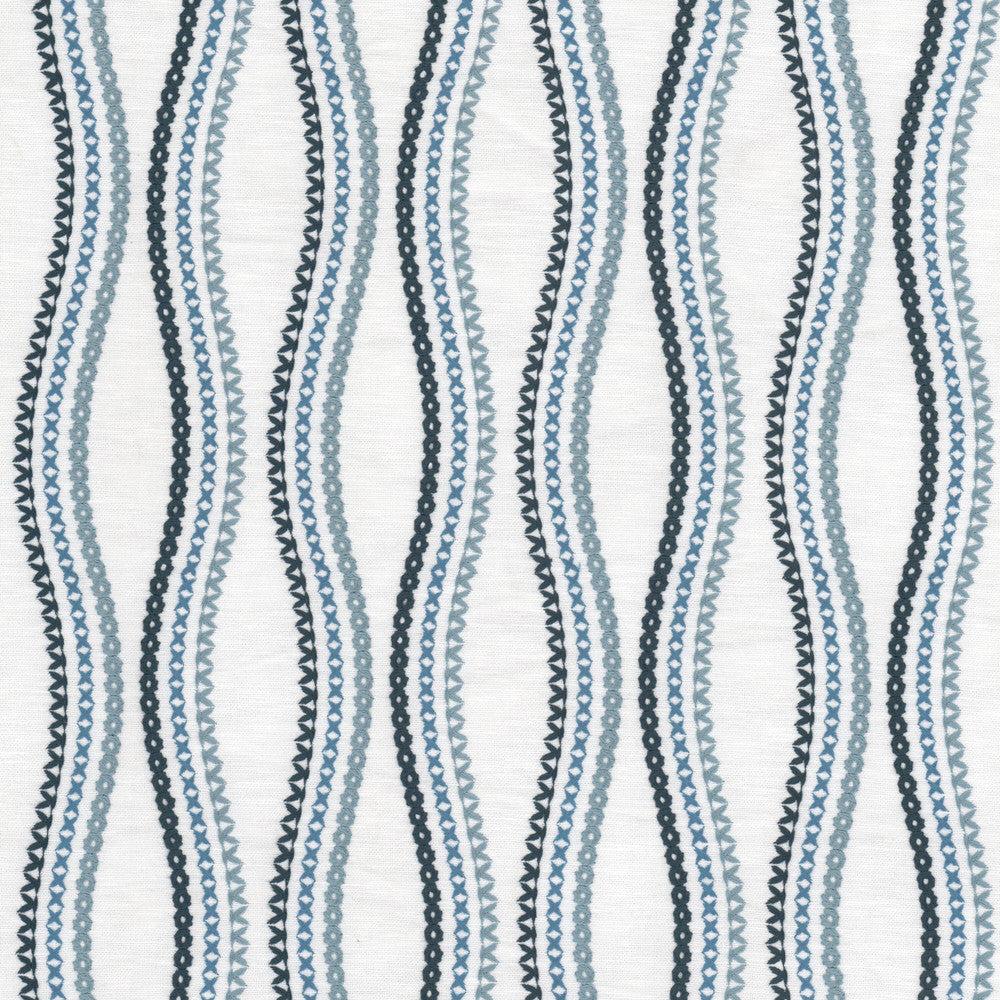 Songbird 2 Baltic by Stout Fabric Stout Fabric Songbird 2 BalticFabric COLOR MY WINDOW SEACREST/AZURE 72%POL 28%COT %VEMB INDIA </p><p>Repeat: H: 4.750, V: 9.500 52 in - Fabric Carolina -