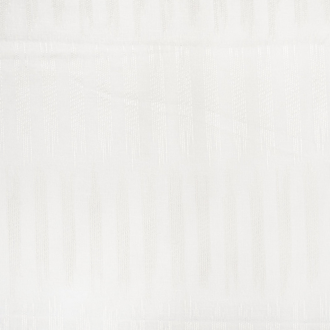 Sumter # 319 Snowfall by Maxwell Designer Fabric Sheer Escape 100% POLYESTER TURKEY V-15" H- 15.7" 118" - Swanky Fabrics -