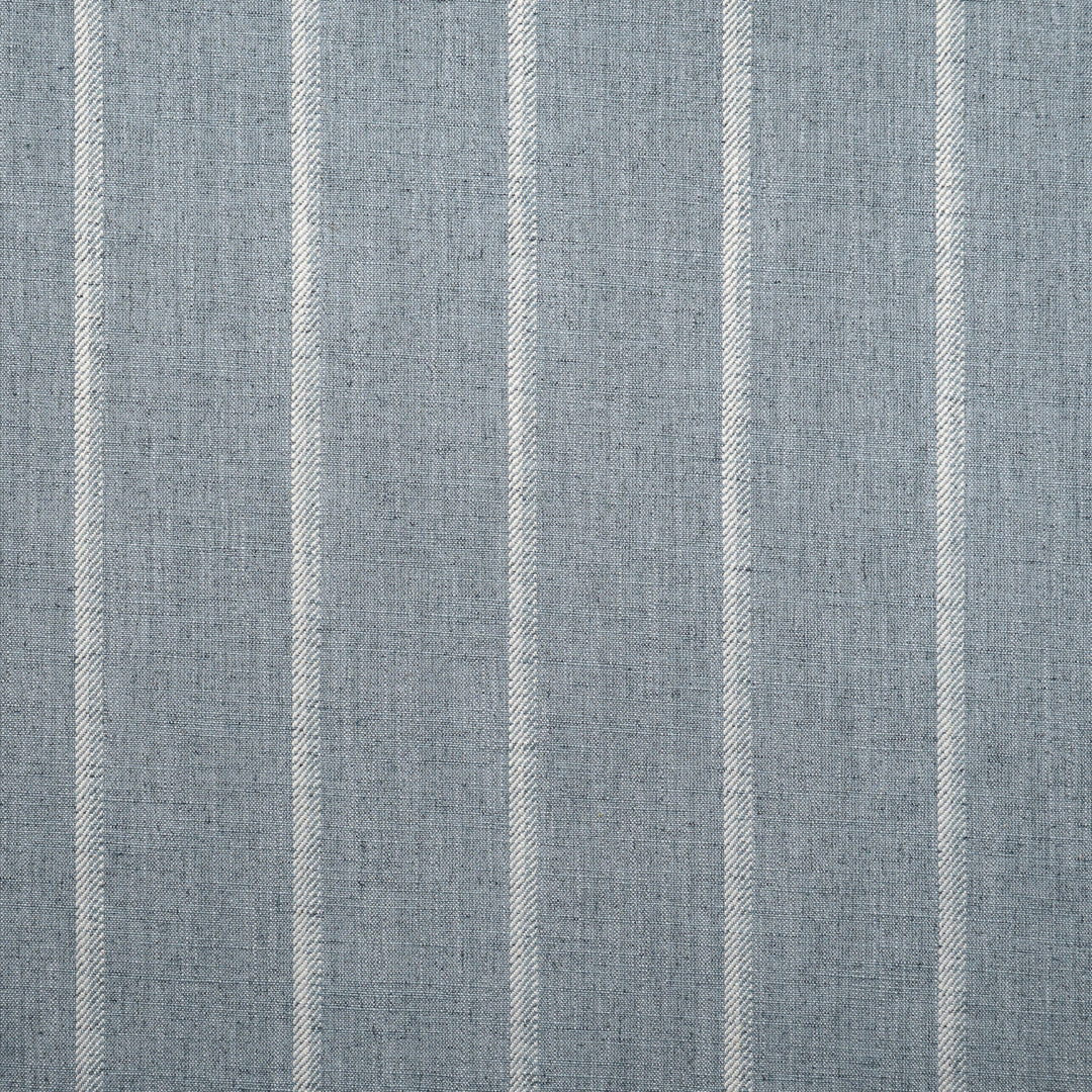 Stateline # 714 Chambray by Maxwell Designer Fabric Stripes & Checks Iv 75% POLYESTER 17% LINEN 8% RAYON INDIA H-3.4" 54" - Swanky Fabrics -