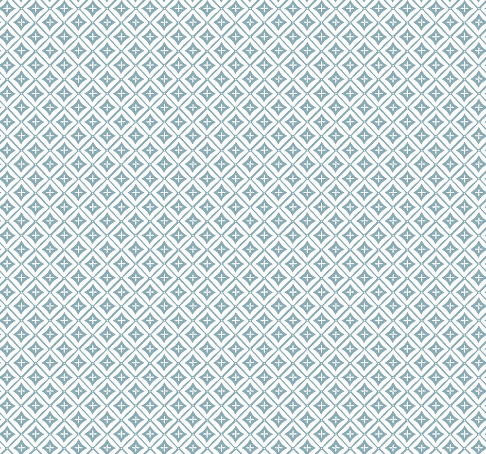 Blue Polaris Wallpaper by York Wallcoverings Small Prints Resource Library Covers about 60.8 square feet 27-in by 27-ft long roll Unpasted 25.25 - Fabric Carolina -