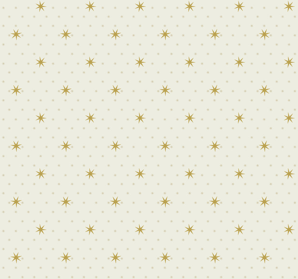 Stella Star Off White Metallic Wallpaper by York Wallcoverings Shimmering Finishes Covers about 60.8 square feet 27-in by 27-ft long roll Unpasted 25.25 - Fabric Carolina -