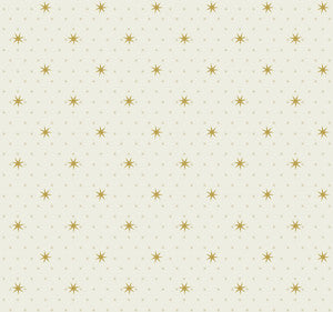 Stella Star Off White Metallic Wallpaper by York Wallcoverings