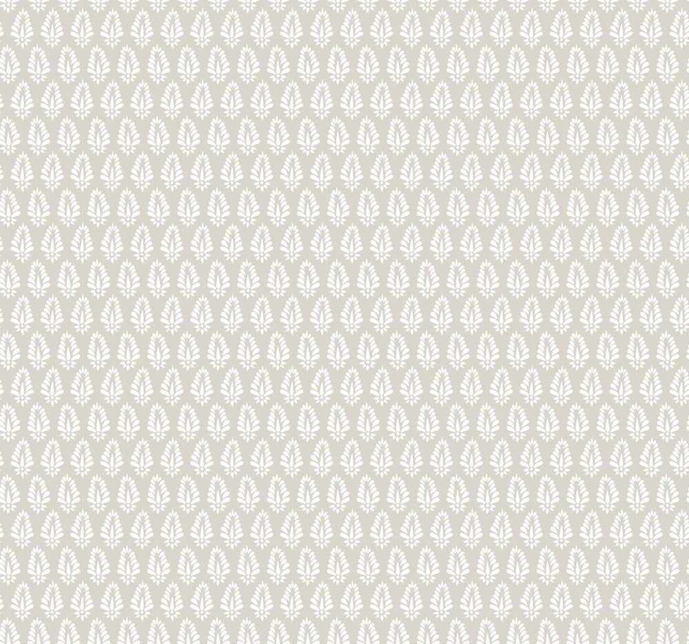 Mehndi Taupe Wallpaper by York Wallcoverings Montecito Covers about 60.8 square feet 27-in by 27-ft long roll Unpasted 25.25 - Fabric Carolina -