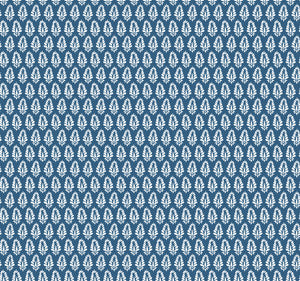 Navy Mehndi Wallpaper by York Wallcoverings