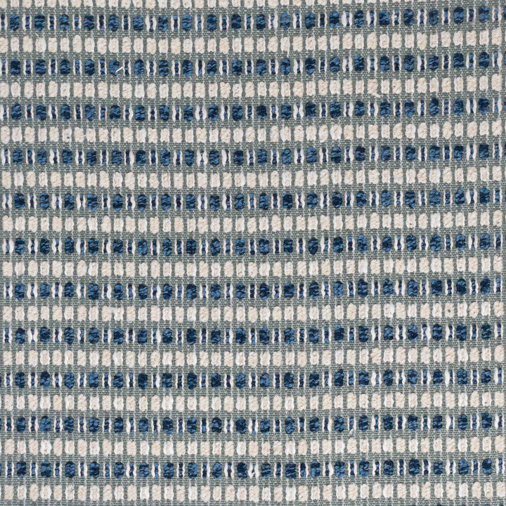 Spangle 1 Slate by Stout Designer Fabric RAINBOW LIBRARY LAKE/INDIGO 93%POL 7%LIN CHINA Horizontal: 1.875 and Vertical: 1.875 58 in - Swanky Fabrics -