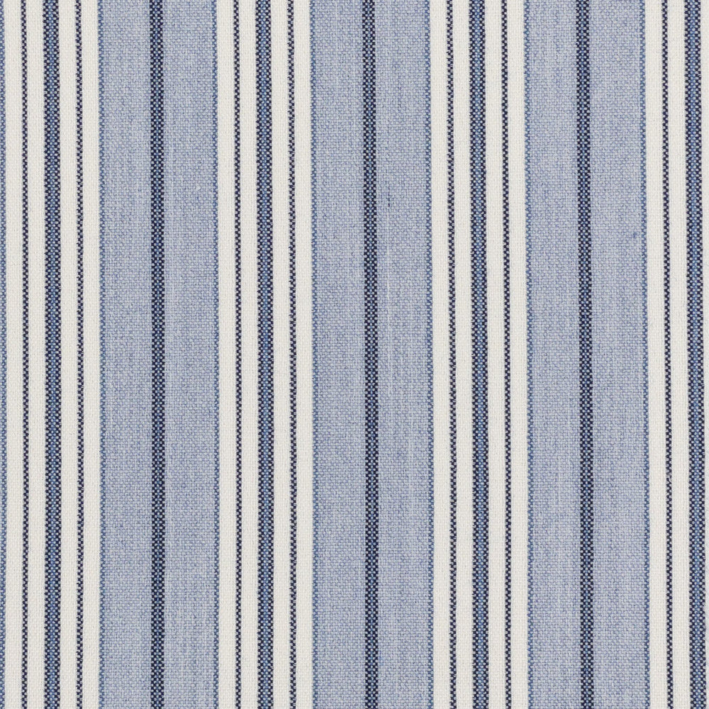 Spinnaker 3 Chambray by Stout Fabric Stout Fabric Spinnaker 3 ChambrayFabric JUST STRIPES BLUE/SPRING 66%SDA 34%SDP CHINA </p><p>Repeat: H: 0.000, V: 1.750 54 in - Fabric Carolina -