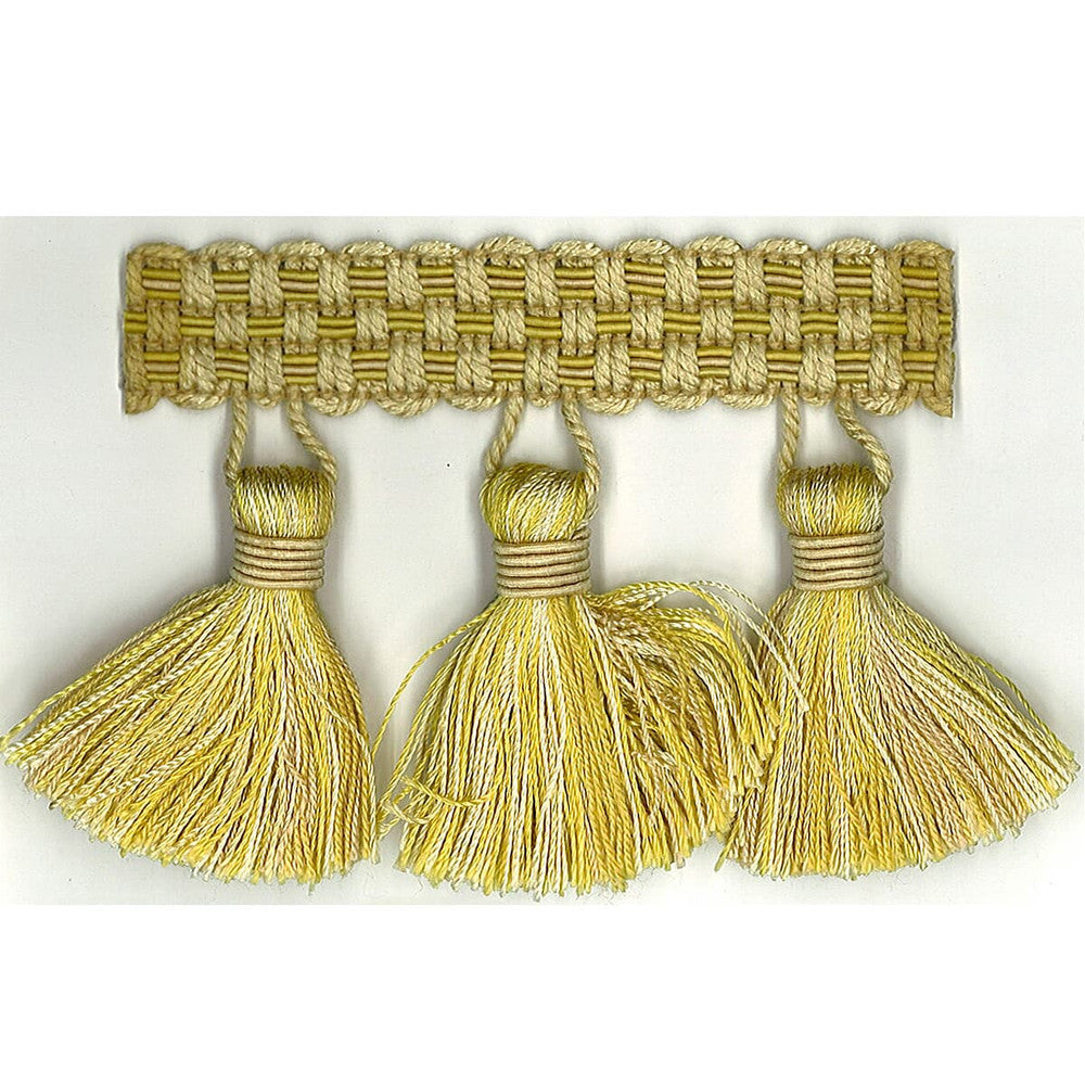 Sponsor 10 Amber by Stout Designer Trim ART OF DESIGN TRIM-2 TASSEL FRINGE 100%SVI CHINA Horizontal: 0.000 and Vertical: 0.000 3 in - Swanky Fabrics -