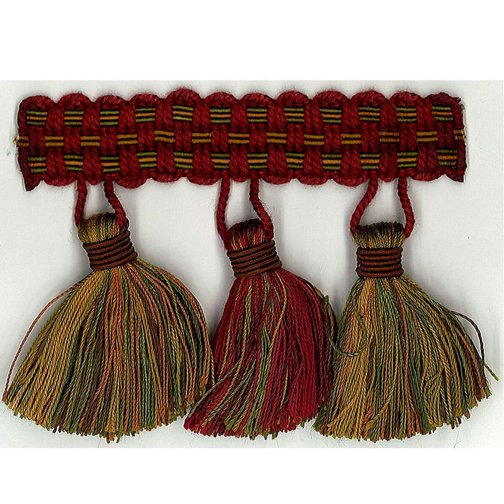 Sponsor 11 Wine by Stout Trim Art Of Design Trim-2 Tassel Fringe 100% Spun Viscose CHINA Horizontal: 0 and Vertical: 0 3 in - Fabric Carolina -