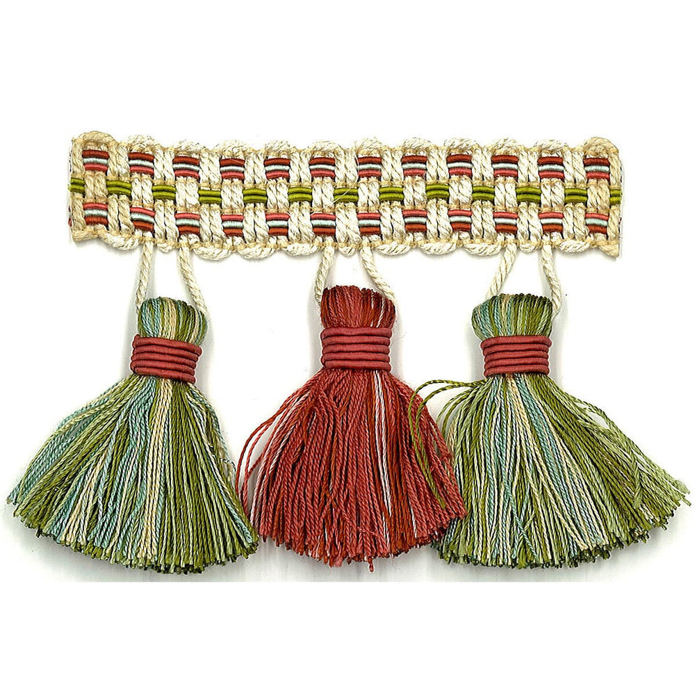 Sponsor 15 Springtime by Stout Designer Trim ART OF DESIGN TRIM-2 TASSEL FRINGE 100%SVI CHINA Horizontal: 0 and Vertical: 0 3 in - Swanky Fabrics -