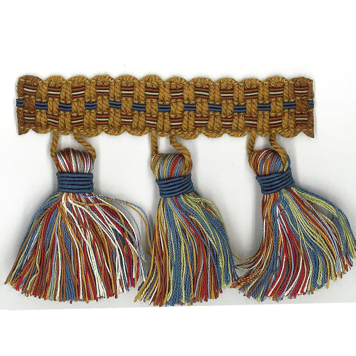 Sponsor 18 Fiesta by Stout Designer Trim ART OF DESIGN TRIM-2 TASSEL FRINGE 100%SVI CHINA Horizontal: 0 and Vertical: 0 3 in - Swanky Fabrics -