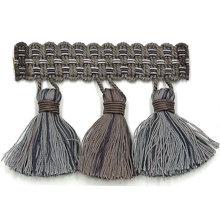 Sponsor 1 Stone by Stout Designer Trim Art Of Design Trim-2 Tassel Fringe 100% Spun Viscose CHINA Horizontal: 0 and Vertical: 0 3 in - Swanky Fabrics -