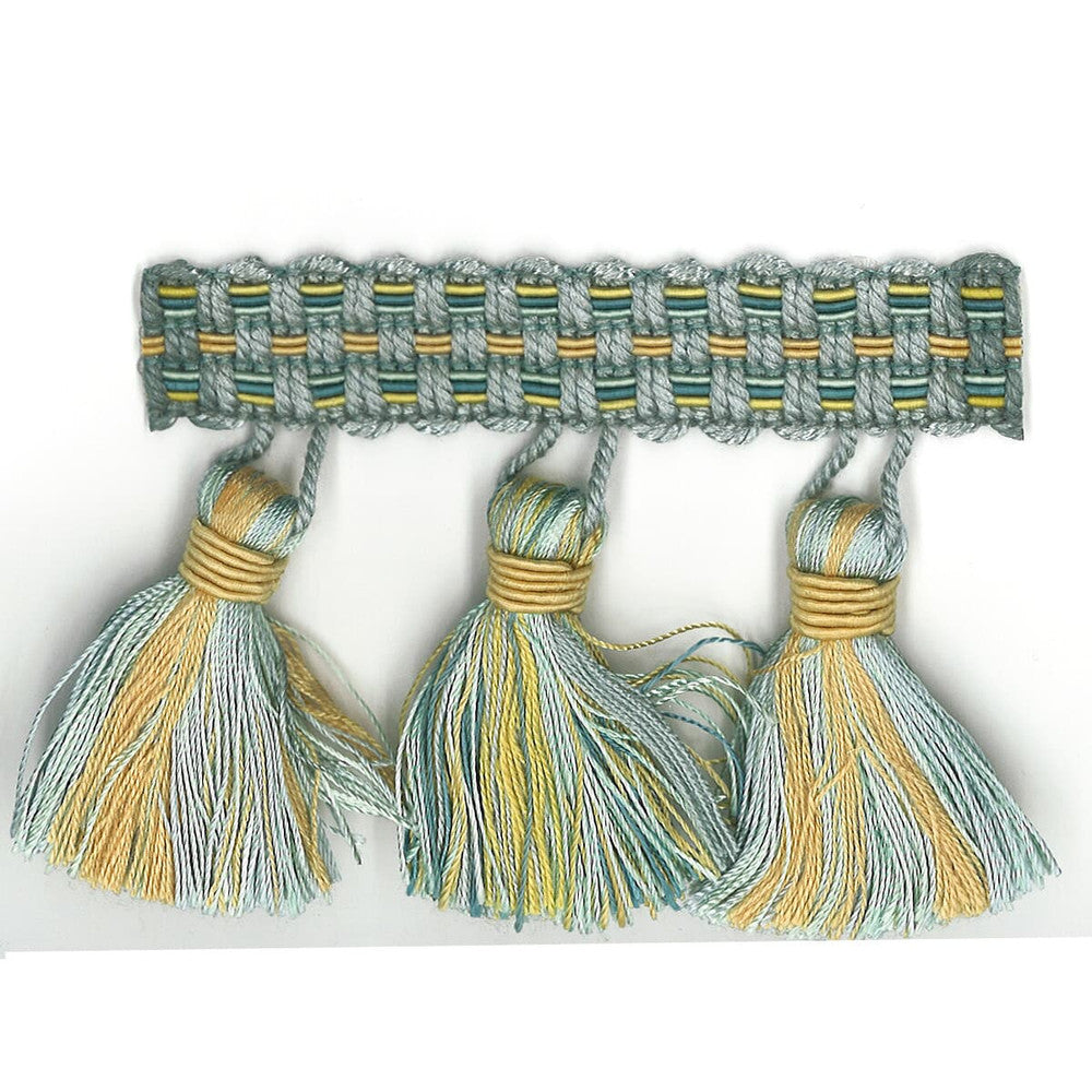Sponsor 22 Seashore by Stout Trim ART OF DESIGN TRIM-2 TASSEL FRINGE 100%SVI CHINA Horizontal: 0 and Vertical: 0 3 in - Fabric Carolina -