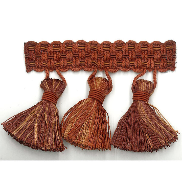 Sponsor 2 Paprika by Stout Trim Stout Trim Sponsor 2 PaprikaTrim ART OF DESIGN TRIM-2 TASSEL FRINGE 100%SVI CHINA </p><p>Repeat: H: 0.000, V: 0.000 3 in - Fabric Carolina -