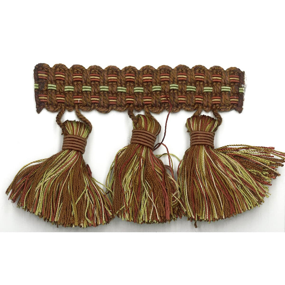 Sponsor 38 Woodland by Stout Trim Stout Trim Sponsor 38 WoodlandTrim ART OF DESIGN TRIM-2 TASSEL FRINGE 100%SVI CHINA </p><p>Repeat: H: 0.000, V: 0.000 3 in - Fabric Carolina -