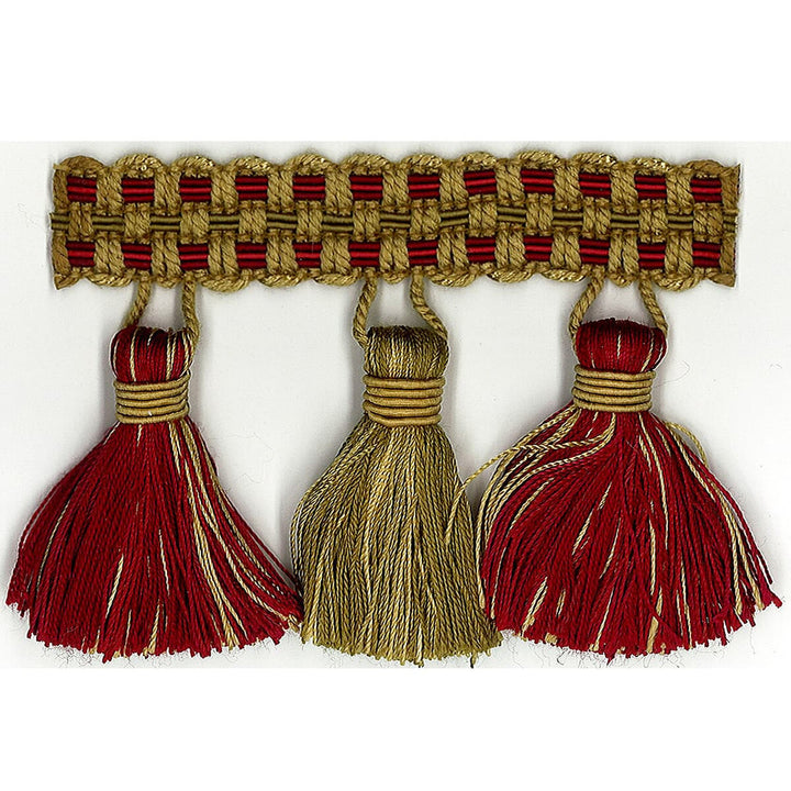 Sponsor 40 Cardinal by Stout Trim Stout Trim Sponsor 40 CardinalTrim ART OF DESIGN TRIM-2 TASSEL FRINGE 100%SVI CHINA </p><p>Repeat: H: 0.000, V: 0.000 3 in - Fabric Carolina -
