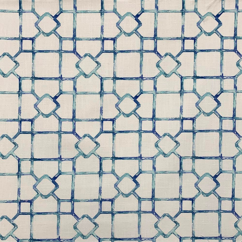 Squared Blues by Magnolia Fabric See sample 100% Polyester CHINA 50,000+ </p><p>Repeat: Horizontal: 8.75 and Vertical: 9.00 58" - Fabric Carolina -