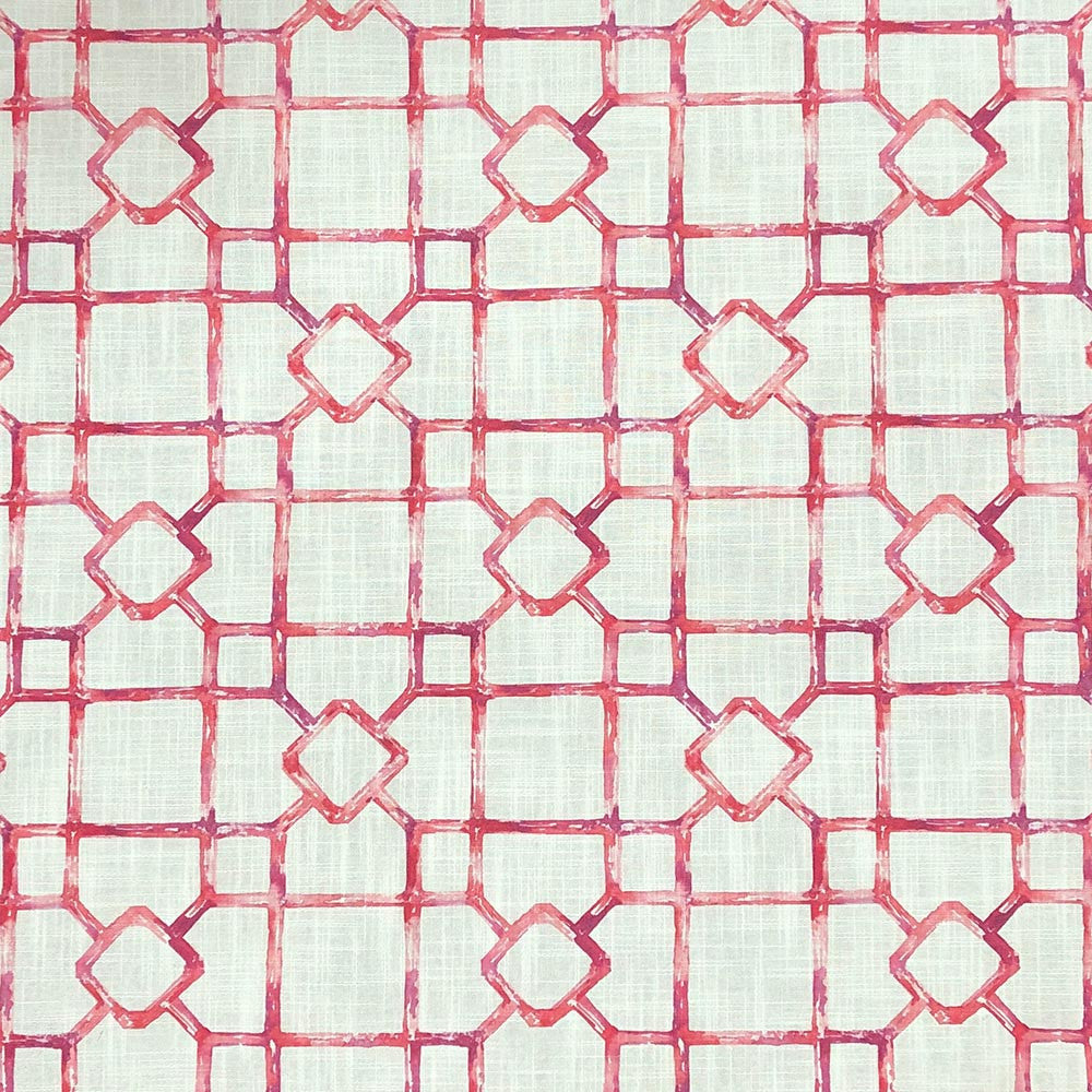 Squared Flamingo by Magnolia Fabric - 100% POLY CHINA 50,000+ Horizontal: 8.75 and Vertical: 9.00 58" - Fabric Carolina -