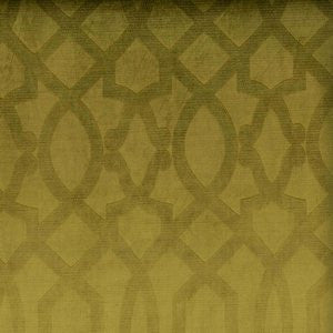 Squiggle Citrine 162 by Norbar Fabric