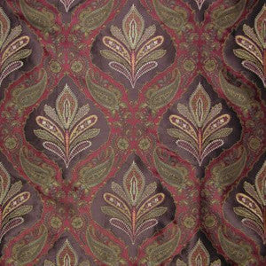 Scalamandre Fabric Darani Crimson Ganache