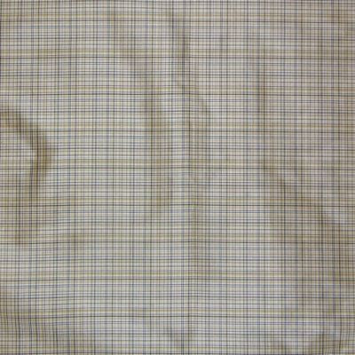 T & A Check Parchment SQ43080001 by Grey Watkins Designer Fabric 100% SILK INDIA LIGHT DUTY Horizontal: 1.25" and Vertical: 1.5" 55 - Swanky Fabrics -