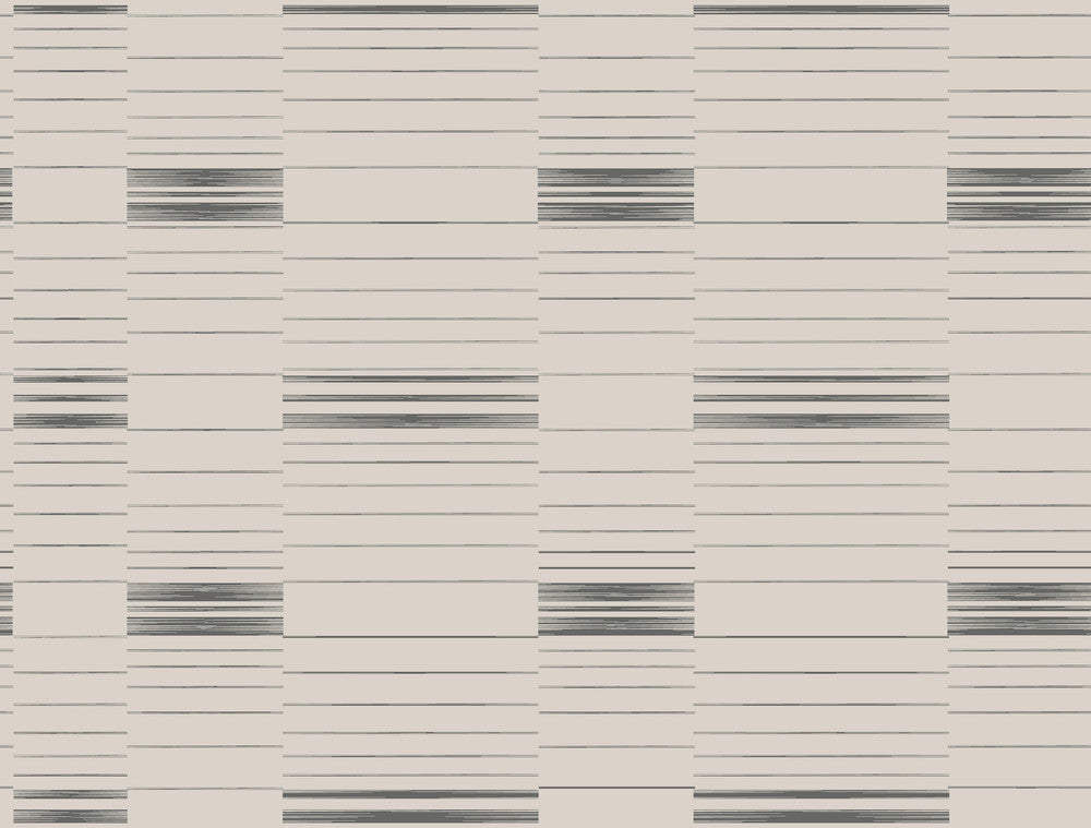 Black & Beige Dashing Stripe Wallpaper by York Wallcoverings Stripes Resource Library Covers about 60.8 square feet 27-in by 27-ft long roll Prepasted 20.5 - Fabric Carolina -