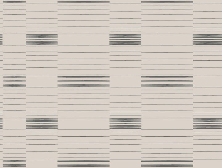 Black & Beige Dashing Stripe Wallpaper by York Wallcoverings Stripes Resource Library Covers about 60.8 square feet 27-in by 27-ft long roll Prepasted 20.5 - Fabric Carolina -