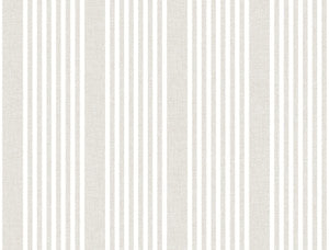 French Soft Linen Stripe Wallpaper by Magnolia Home