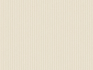 Beige New Ticking Stripe Wallpaper by York Wallcoverings