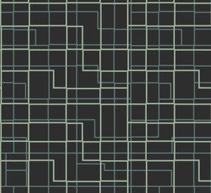 Manila Brown Geometric Wallpaper by Sirpi