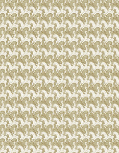 Trixie Beige Horsemen Wallpaper by Sirpi