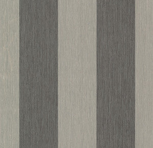 Kittery Black Affinity Stria Wallpaper by Chesapeake