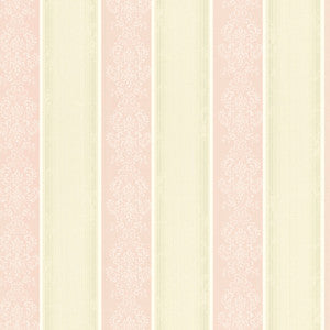 Eastport Pink Arabelle Stripe Wallpaper by Chesapeake