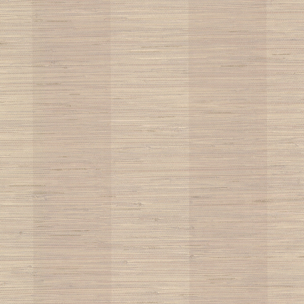 Oakland Mauve Grasscloth Stripe Wallpaper by Chesapeake Stripes By Chesapeake Covers about 56.4 square feet 20.5-in by 33-ft long roll Prepasted 20.5 - Fabric Carolina -