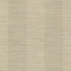 Oakland Pewter Grasscloth Stripe Wallpaper by Chesapeake