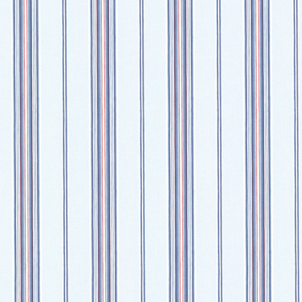 Jonesport Navy Cabin Stripe Wallpaper by Chesapeake Stripes By Chesapeake Covers about 56.4 square feet 20.5-in by 33-ft long roll Prepasted 0 - Fabric Carolina -