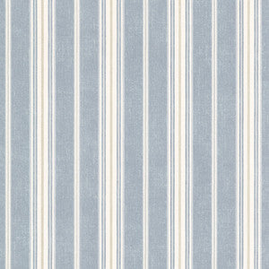 Jonesport Denim Cabin Stripe Wallpaper by Chesapeake