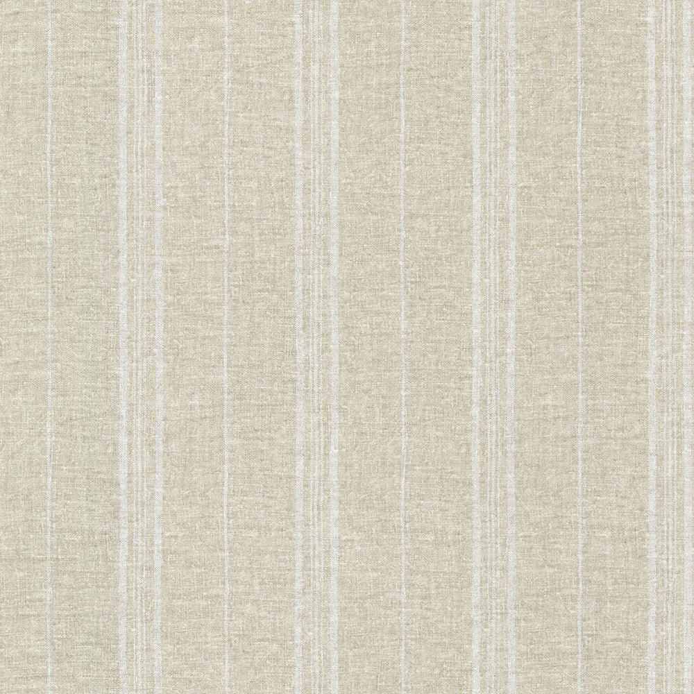 Calais Wheat Grain Stripe Wallpaper by Chesapeake Stripes By Chesapeake Covers about 56.4 square feet 20.5-in by 33-ft long roll Prepasted 20.5 - Fabric Carolina -