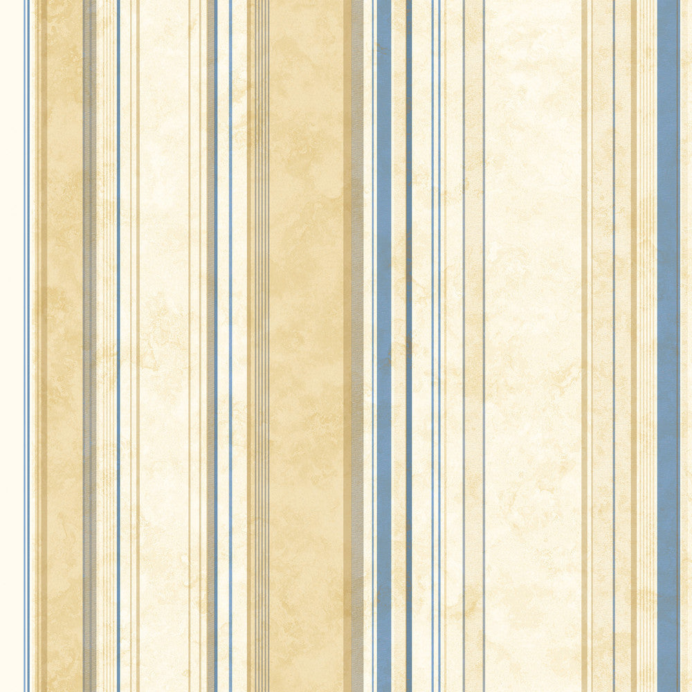 Cape Elizabeth Navy Lookout Stripe Wallpaper by Chesapeake Stripes By Chesapeake Covers about 56.4 square feet 20.5-in by 33-ft long roll Prepasted 0 - Fabric Carolina -