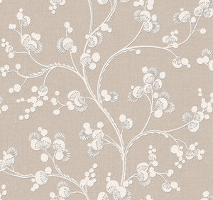 Dahlia Trail Off White Wallpaper by York Wallcoverings