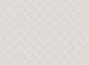Lacey Circle Geo Grey Wallpaper by York Wallcoverings