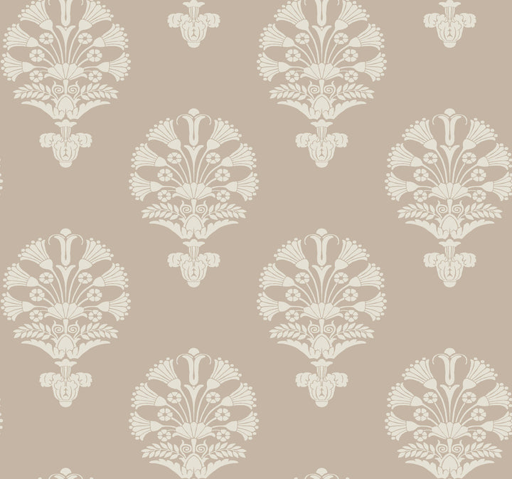 Luxor Gold Metallic Wallpaper by York Wallcoverings Silhouettes Covers about 60.8 square feet 27-in by 27-ft long roll Unpasted 25.25 - Fabric Carolina -
