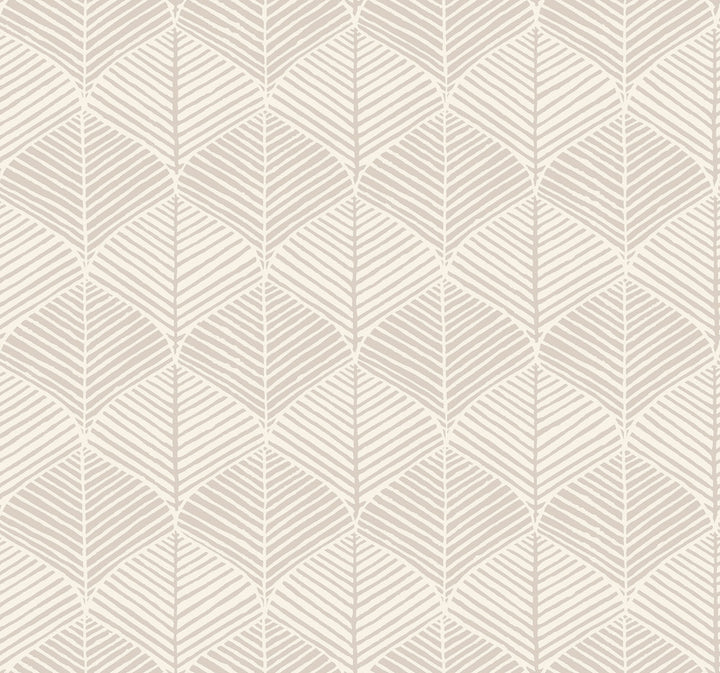 Palm Thatch Grey Wallpaper by York Wallcoverings Silhouettes Covers about 60.8 square feet 27-in by 27-ft long roll Prepasted 25.25 - Fabric Carolina -