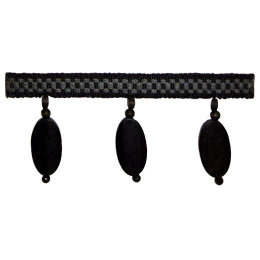 ST3268 - Charcoal by Europatex Fabric Primitive 100% Wood China See Sample Horizontal: N/A and Vertical: N/A 3.25 inches  - Fabric Carolina -