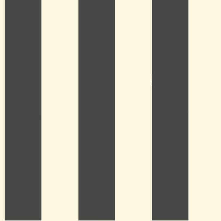 Awning Stripe Black & White Wallpaper by Magnolia Home Magnolia Home Covers about 56.4 square feet 20.5-in by 33-ft long roll Prepasted 0 - Fabric Carolina -
