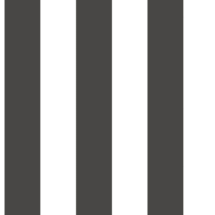 3-in Stripe Black & White Wallpaper by Inspired by Color Black & White, III Covers about 56.4 square feet 20.5-in by 33-ft long roll Prepasted 0 - Fabric Carolina -