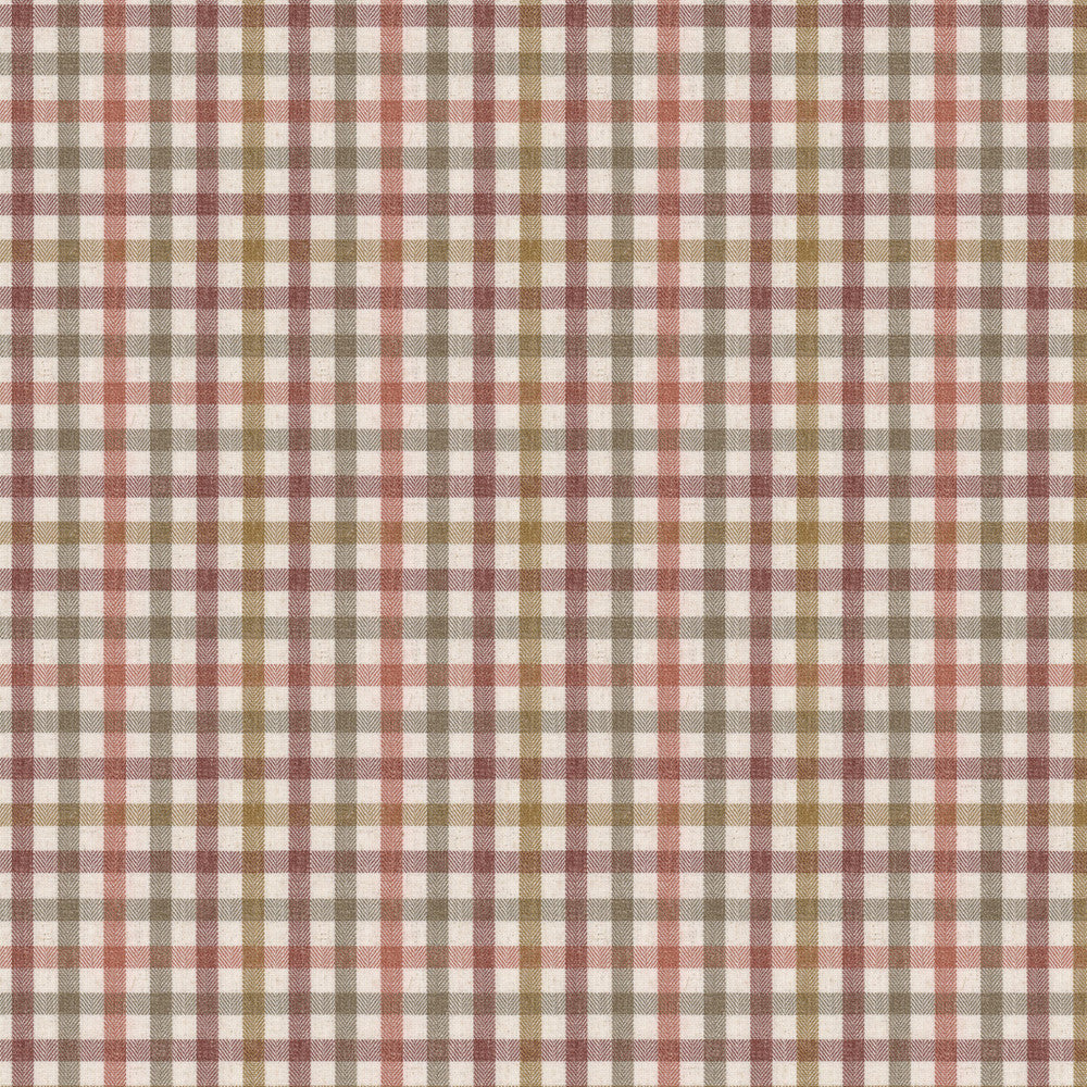 Stampede 1 Sienna by Stout Fabric Stout Fabric Stampede 1 SiennaFabric Rainbow Library Tearose/Spice 85%Pol 9%Cot 6%Lin India </p><p>Repeat: H: 7.5, V: 12.25 54 in - Fabric Carolina -