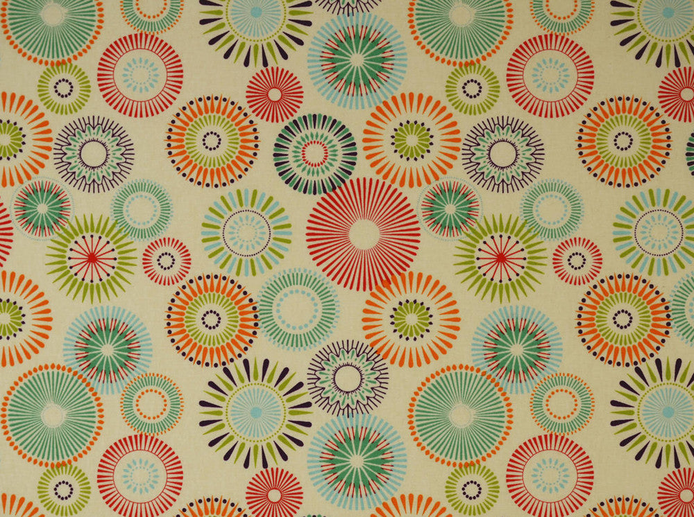 Star-Burst Pinwheel Sherbet 147 by Covington Fabric 100% COTTON Various 15000 Horizontal: 13.5 and Vertical: 13.5 54 - Fabric Carolina -