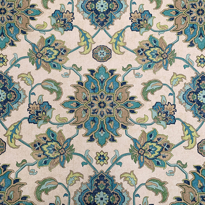 Stardew Teal by Magnolia Fabric - 100 % COTTON PAKISTAN 50,000 Horizontal: 27 and Vertical: 27 54.5 - Fabric Carolina -