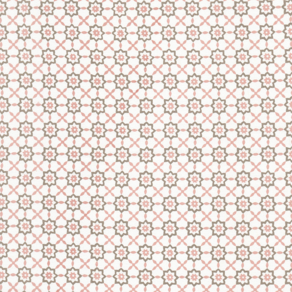 Stella 1 Blush by Stout Fabric Stout Fabric Stella 1 BlushFabric Comfortable Living Blossom/Sienna 54%Lin 46%Cot India </p><p>Repeat: H: 1.375, V: 24.5 52 in - Fabric Carolina -